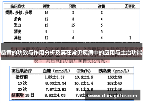 桑黄的功效与作用分析及其在常见疾病中的应用与主治功能